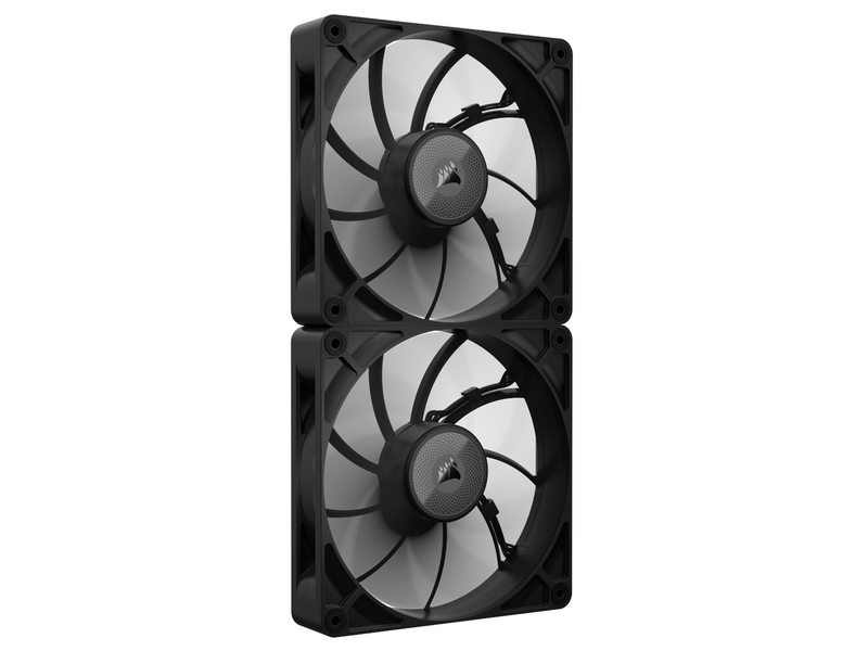 Corsair iCUE LINK RX140 MAX (2-pack starter kit) - Gehäuselüfter - 140mm - Schwarz - 36 dBA