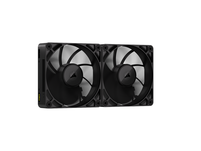 Corsair iCUE LINK RX140 MAX (2-pack starter kit) - Gehäuselüfter - 140mm - Schwarz - 36 dBA