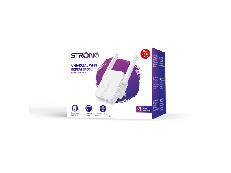 Strong Universal Repeater 300S - Wi-Fi Range Extender - 300 Mbit/s