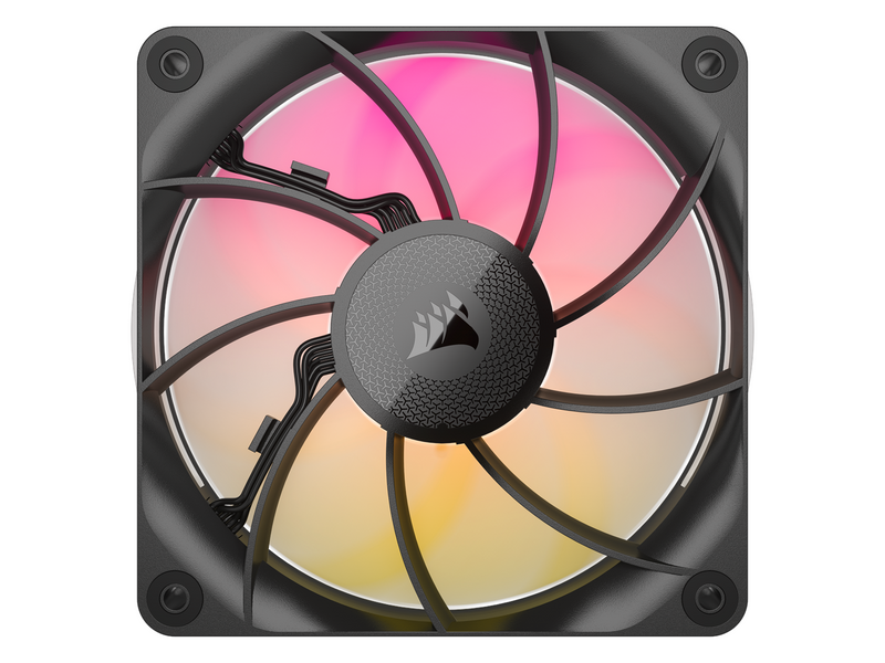 Corsair iCUE LINK RX120 MAX RGB (3-pack) - Gehäuselüfter - 120mm - Schwarz mit RGB LED - 36 dBA