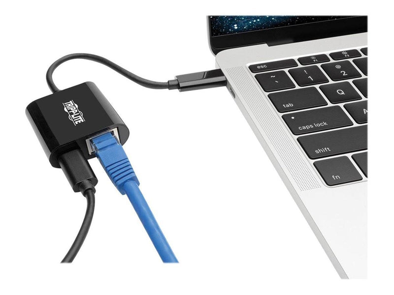 Tripp Lite Eaton  Series USB C to Gigabit Ethernet Adapter USB Type C to Gbe PD Charging