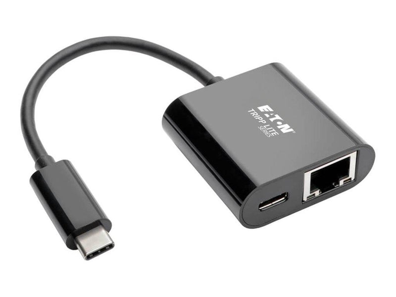 Tripp Lite Eaton  Series USB C to Gigabit Ethernet Adapter USB Type C to Gbe PD Charging