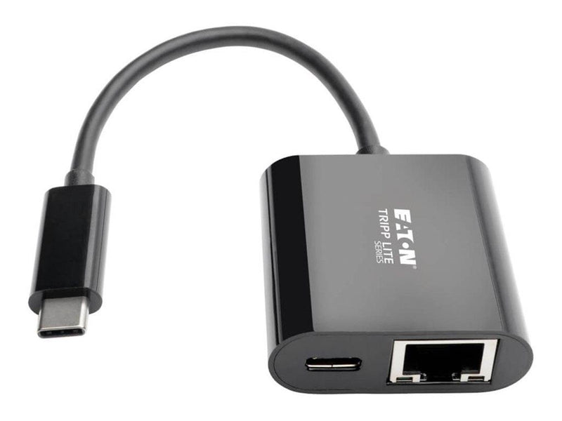 Tripp Lite Eaton  Series USB C to Gigabit Ethernet Adapter USB Type C to Gbe PD Charging