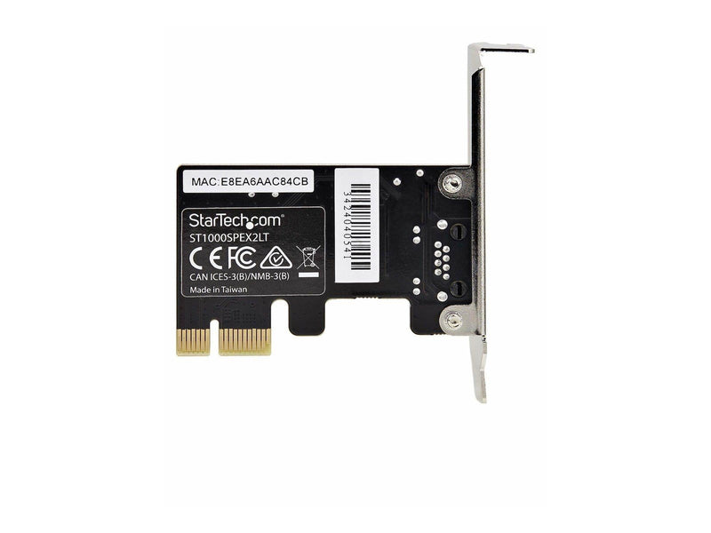 StarTech.com 1-Port Gigabit PCIe Network Adapter Card TAA Compliant - network adapter - PCIe - Gigabit Ethernet x 1 - TAA Compli
