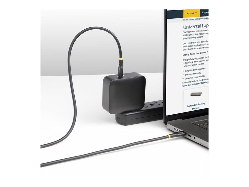 StarTech.com 3m USB C Charging Cable USB-IF Certified USB-C Cable 240W - USB-C cable - 24 pin USB-C to 24 pin USB-C - 3 m