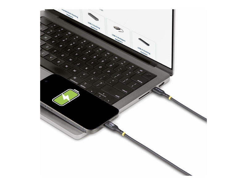 StarTech.com 3m USB C Charging Cable USB-IF Certified USB-C Cable 240W - USB-C cable - 24 pin USB-C to 24 pin USB-C - 3 m