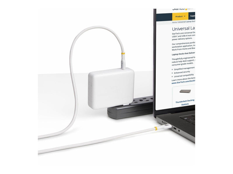 StarTech.com 2m USB C Charging Cable USB-IF Certified USB-C Cable 240W - USB-C cable - 24 pin USB-C to 24 pin USB-C - 2 m