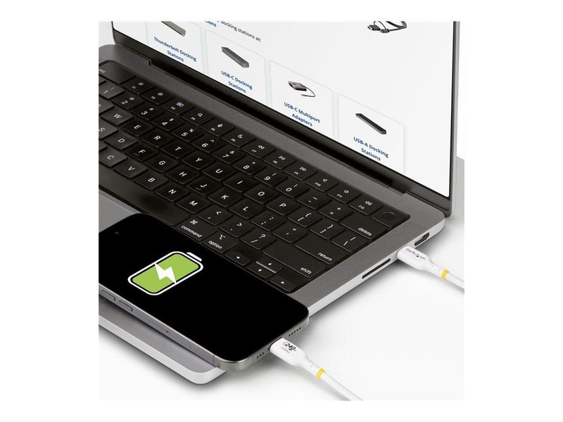 StarTech.com 2m USB C Charging Cable USB-IF Certified USB-C Cable 240W - USB-C cable - 24 pin USB-C to 24 pin USB-C - 2 m