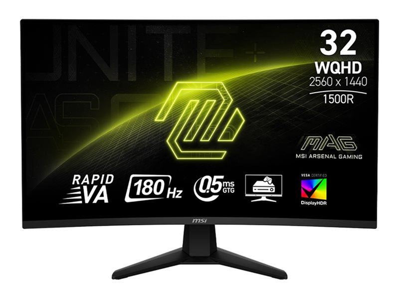 32" MSI MAG 32CQ6F - 2560x1440 - 180Hz - Rapid VA