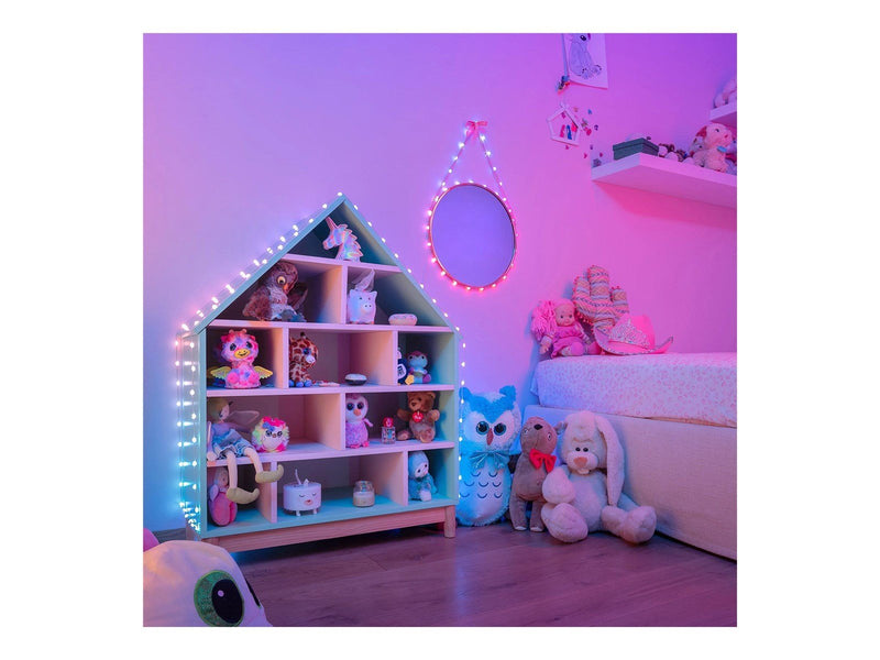 Twinkly Candies - string lights - LED x 200 - 16 million colours - hearts - green