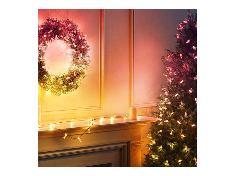 Twinkly Candies - string lights - LED x 200 - 16 million colours - hearts - green