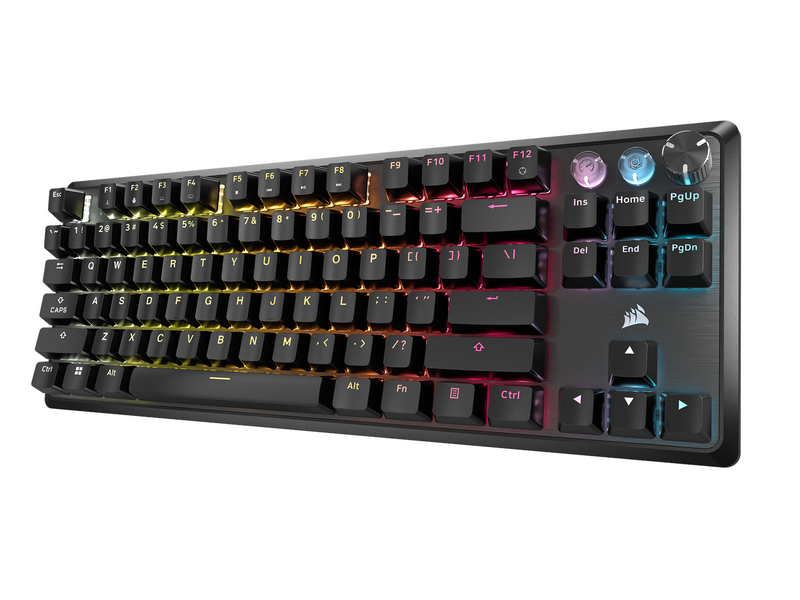 Corsair K70 PRO TKL - MGX Hall Effect - Gaming Tastaturen - Englisch - US - Schwarz