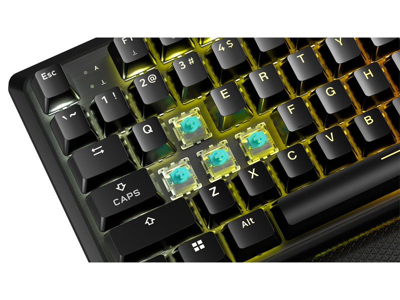 Corsair K70 PRO TKL - MGX Hall Effect - Gaming Tastaturen - Englisch - US - Schwarz