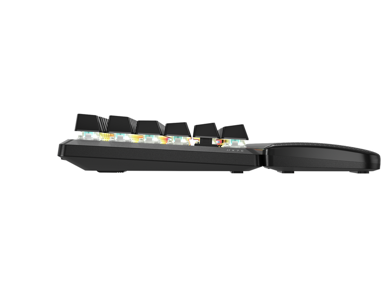 Corsair K70 PRO TKL - MGX Hall Effect - Gaming Tastaturen - Englisch - US - Schwarz