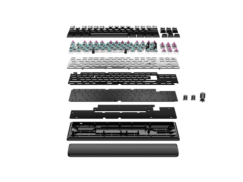 Corsair K70 PRO TKL - MGX Hall Effect - Gaming Tastaturen - Englisch - US - Schwarz