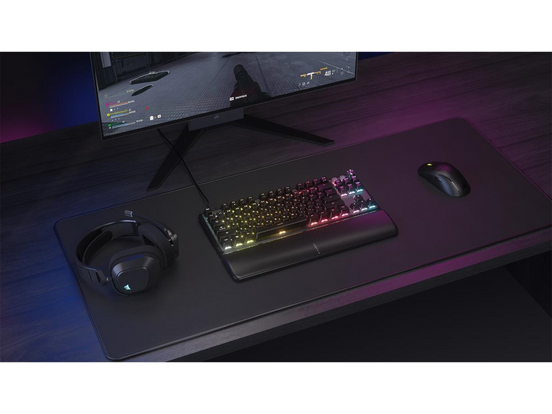 Corsair K70 PRO TKL - MGX Hall Effect - Gaming Tastaturen - Englisch - US - Schwarz