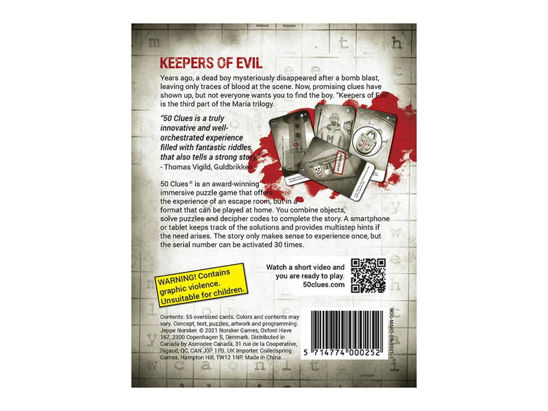 Norsker Games 50 Clues - Maria part 3: Keepers of Evil (EN)