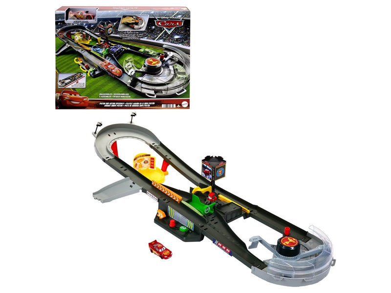 Disney Pixar Cars Piston Cup Action Speedway Playset