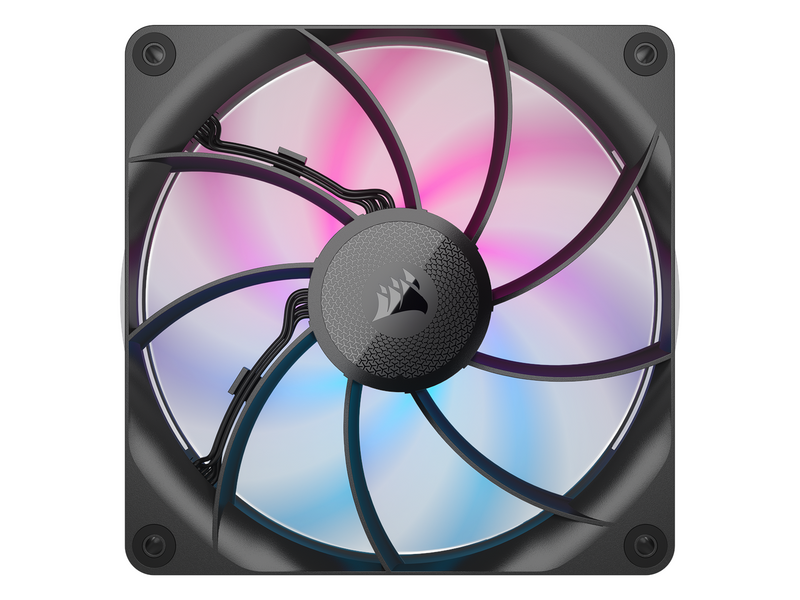 Corsair iCUE LINK RX140 MAX RGB (2-pack) - Gehäuselüfter - 140mm - Schwarz mit RGB LED - 36 dBA
