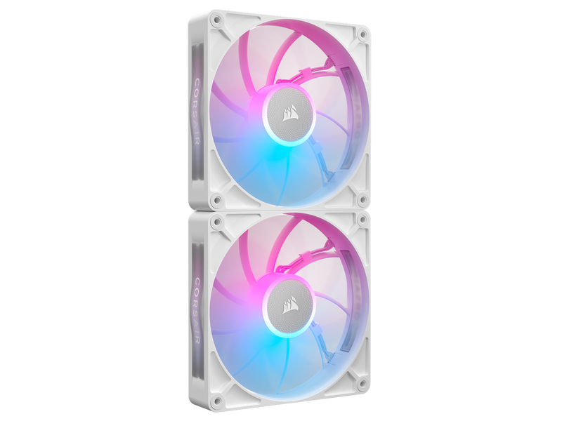 Corsair iCUE LINK RX140 MAX RGB (2-pack) - Gehäuselüfter - 140mm - Schwarz mit RGB LED - 36 dBA