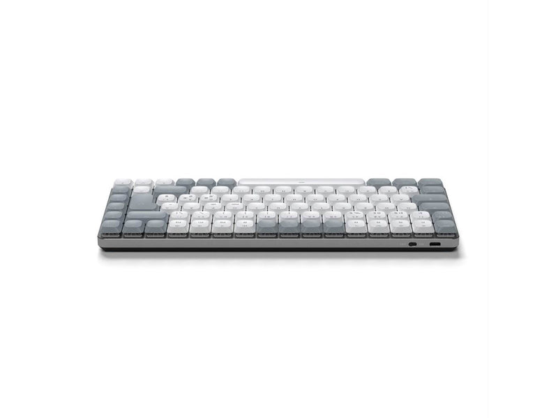Satechi SM1 Slim Mechanical Backlit Keyboard Nordic Layout - Light Grey - Tastatur - Ohne Ziffernblock - Nordisch - Weiss