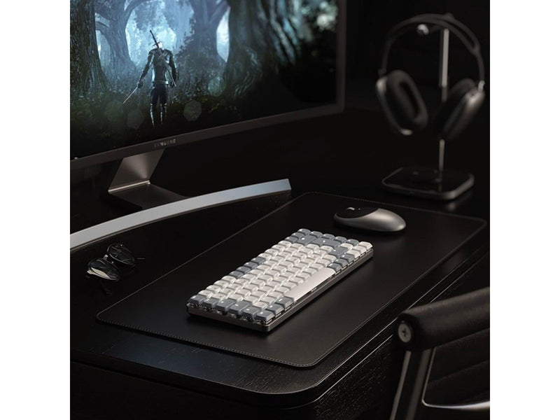 Satechi SM1 Slim Mechanical Backlit Keyboard Nordic Layout - Light Grey - Tastatur - Ohne Ziffernblock - Nordisch - Weiss