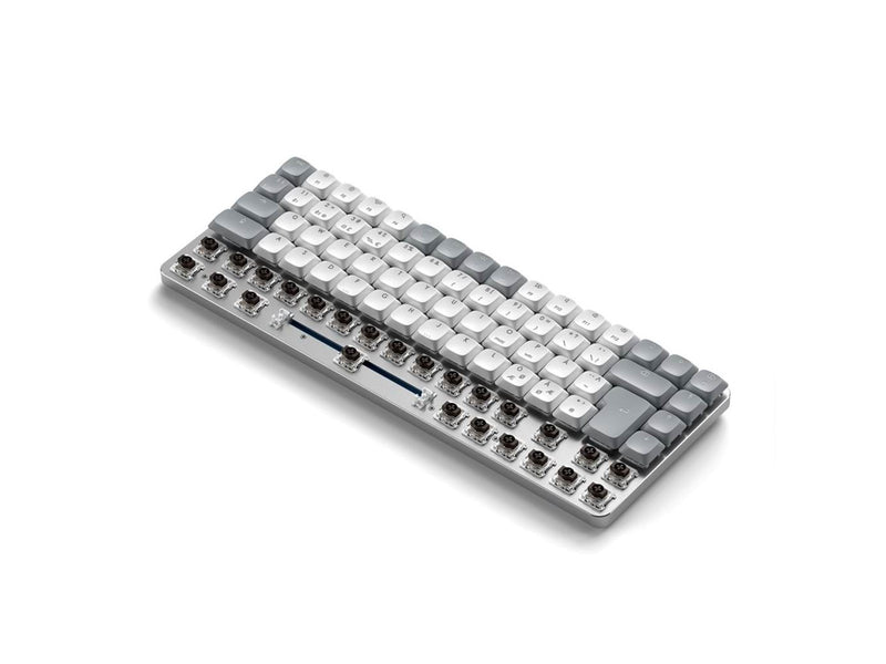 Satechi SM1 Slim Mechanical Backlit Keyboard Nordic Layout - Light Grey - Tastatur - Ohne Ziffernblock - Nordisch - Weiss