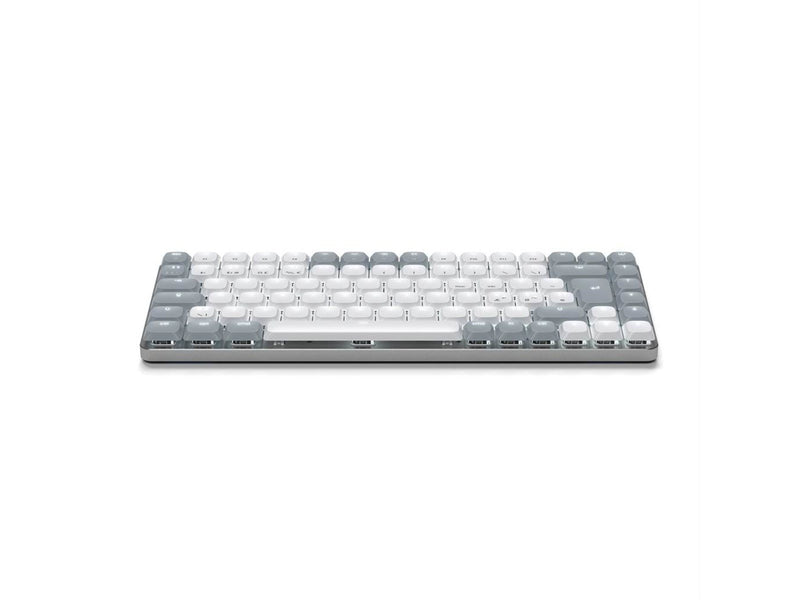 Satechi SM1 Slim Mechanical Backlit Keyboard Nordic Layout - Light Grey - Tastatur - Ohne Ziffernblock - Nordisch - Weiss