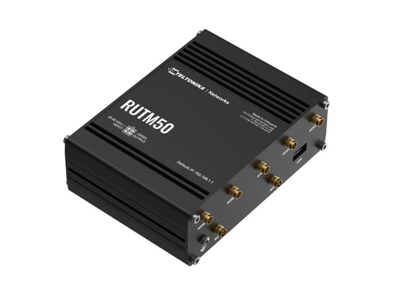 Teltonika RUTM50 - wireless router - Wi-Fi 5 LTE - DIN rail mountable surface-mountable - Wireless router 802.11a/b/g/n/Wi-Fi 5