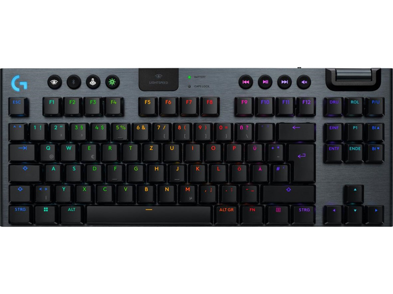Logitech G915 X LIGHTSPEED TKL - Linear - 80 % (TKL) - Gaming Tastaturen - Deutsch - Schwarz