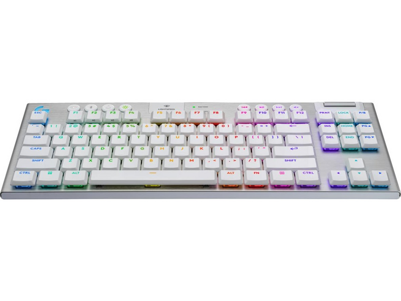 Logitech G915 X LIGHTSPEED TKL - Tactile - 80 % (TKL) - Gaming Tastaturen - Deutsch - Weiss