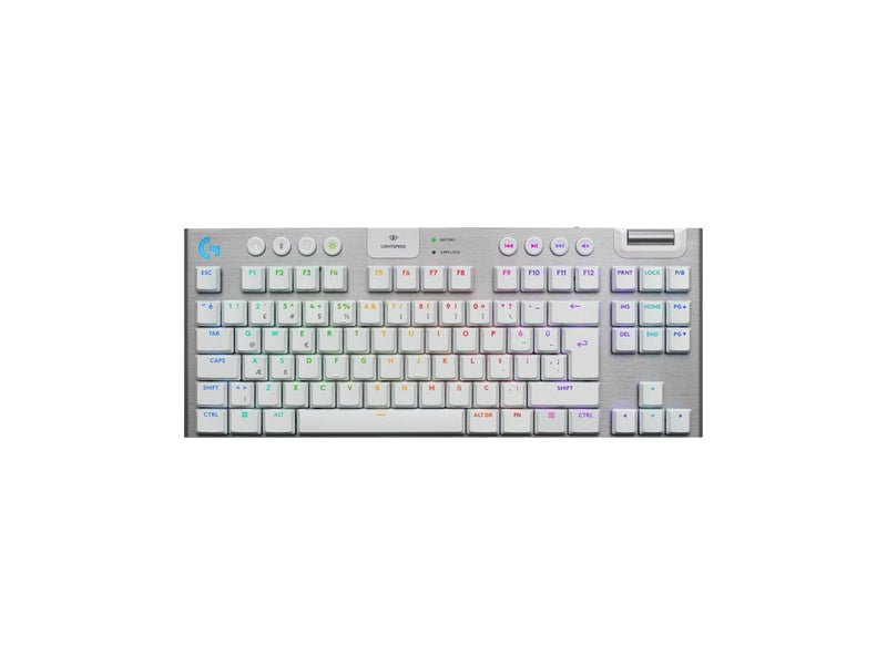 Logitech G G915 X LIGHTSPEED - TKL - Tactile - 80 % (TKL) - Gaming Tastaturen - Englisch - US - Weiss