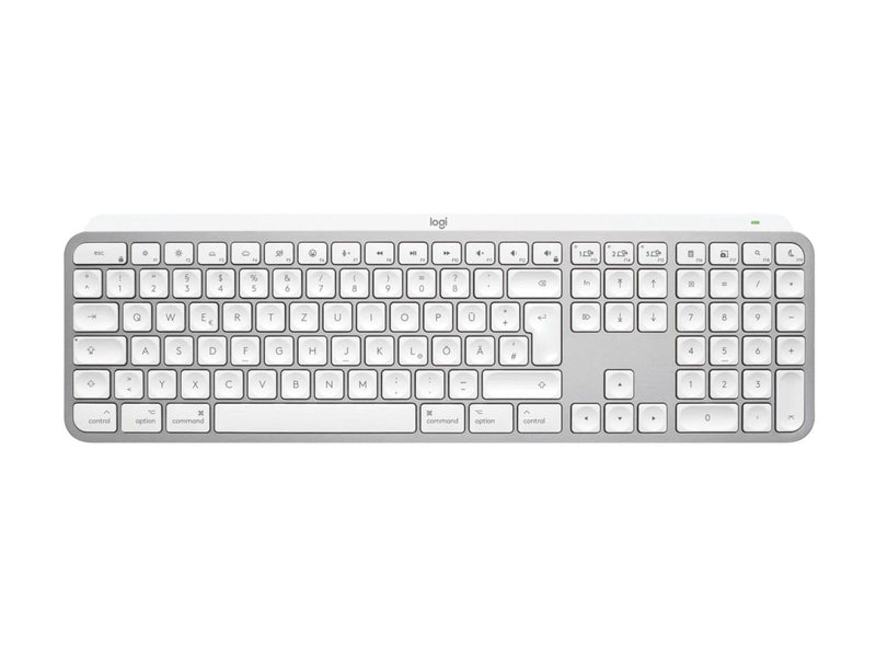 Logitech MX Keys S for MAC - Pale Grey - Tastaturen - Deutsch - Weiss