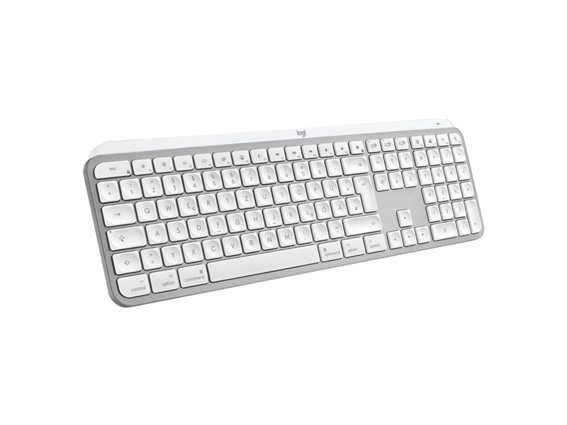 Logitech MX Keys S for MAC - Pale Grey - Tastaturen - Deutsch - Weiss