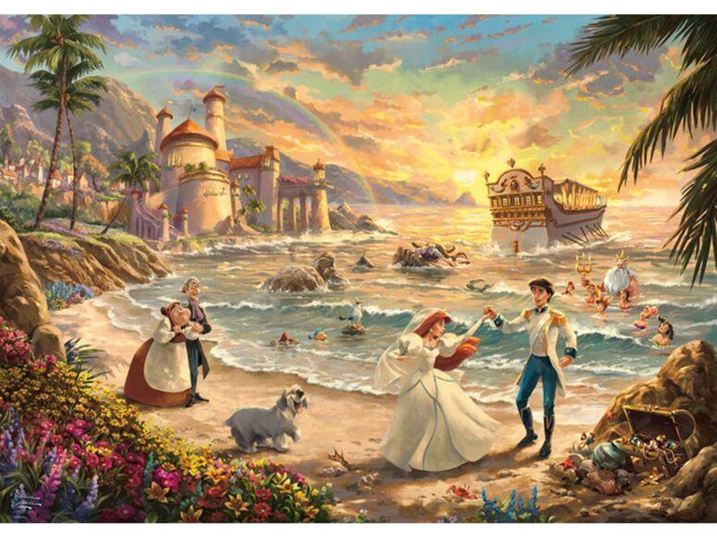 Schmidt Puzzle - Thomas Kinkade: Disney - Little Mermaid Celebration of Love (1000)