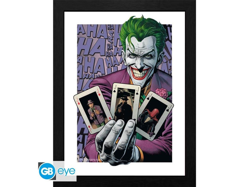 ABYstyle - DC COMICS Framed print The Joker Haha Cards - Bild