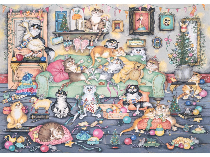Ravensburger Crazy Cats Christmas Crackers 1000p