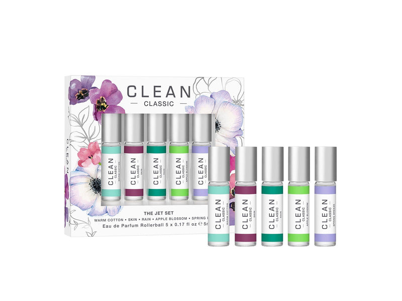 Clean Gift Set Classic Layering Rollerball EdP - 5 x 5 ml