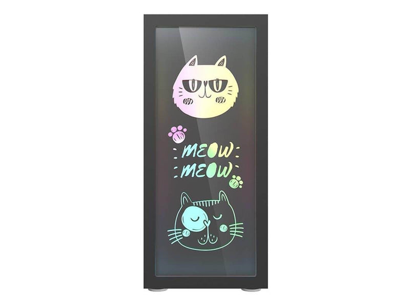 Darkflash Computer Case DK210 Graffiti (black) - Gehäuse - Miditower - Schwarz