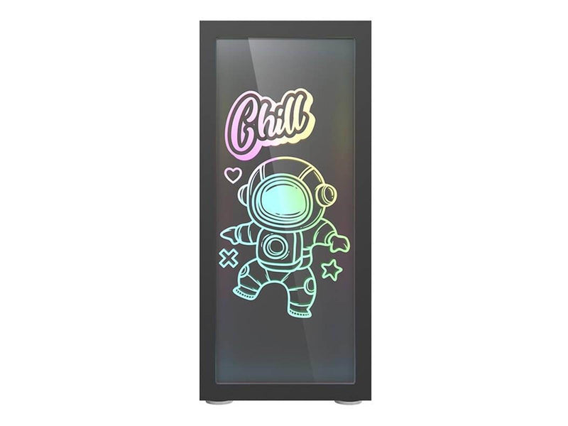Darkflash Computer Case DK210 Graffiti (black) - Gehäuse - Miditower - Schwarz