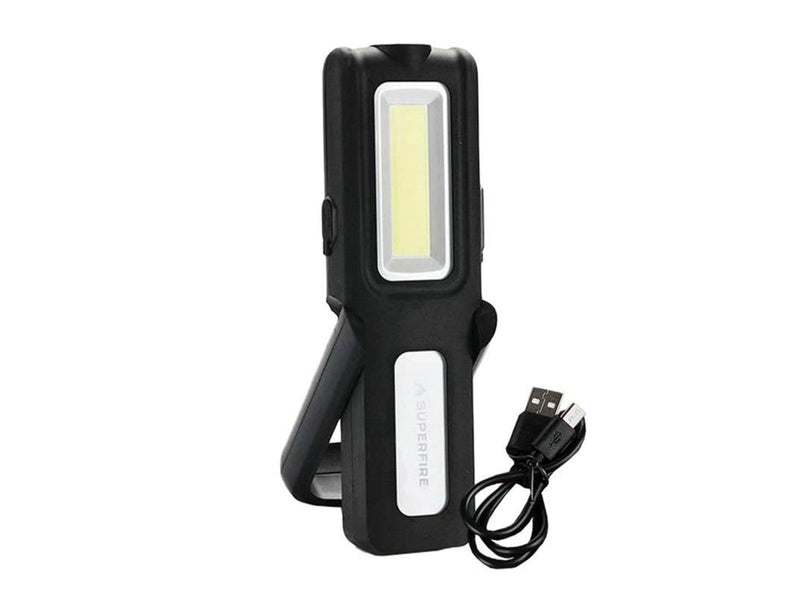 Superfire LED/LED COB light Workshop flashlight G12 566lm USB