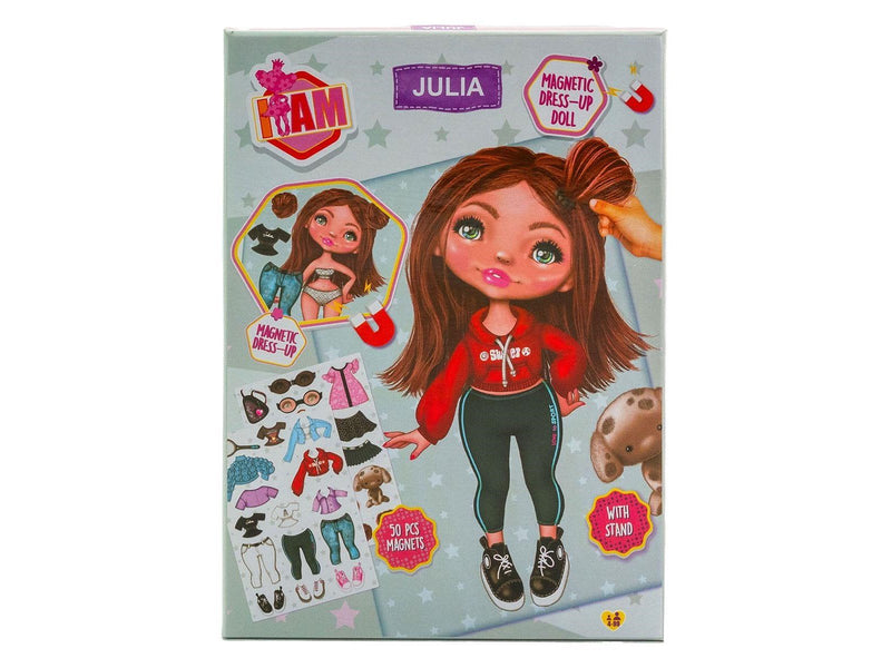 Canenco I Am Dress-up Doll Magnetic Julia