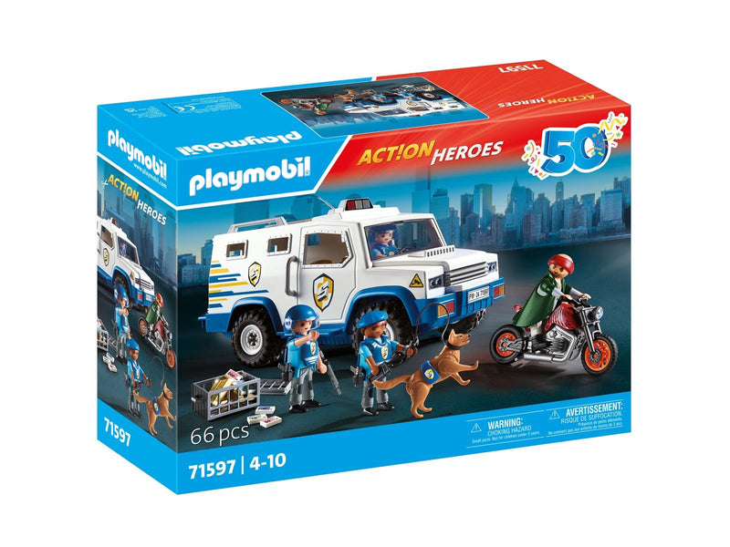 Playmobil Action - Police Money Transporter