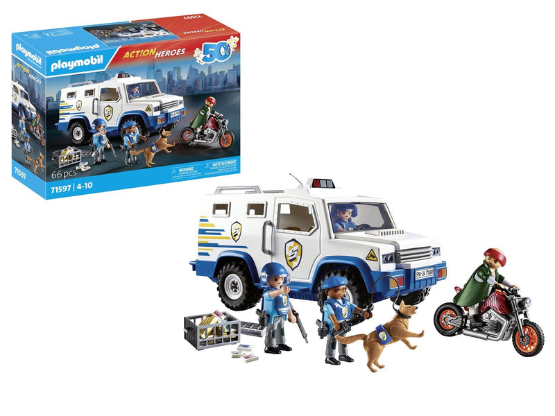 Playmobil Action - Police Money Transporter