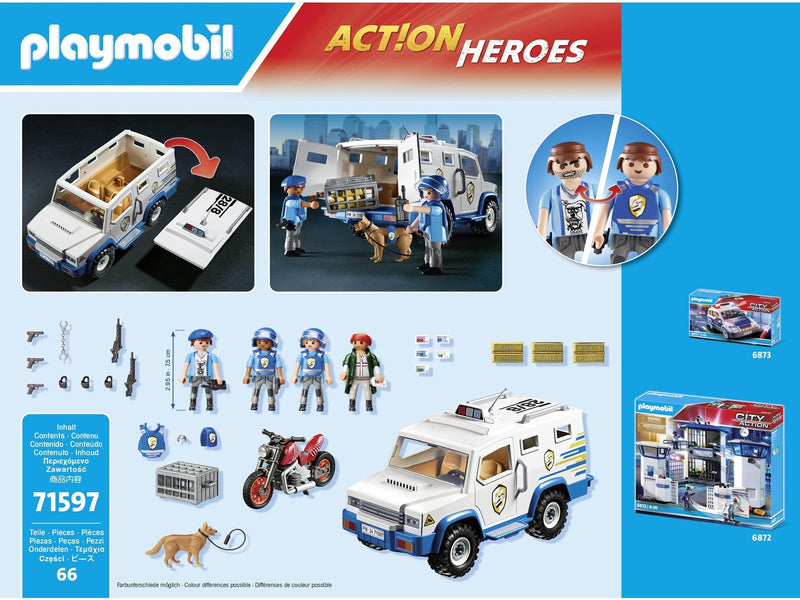 Playmobil Action - Police Money Transporter