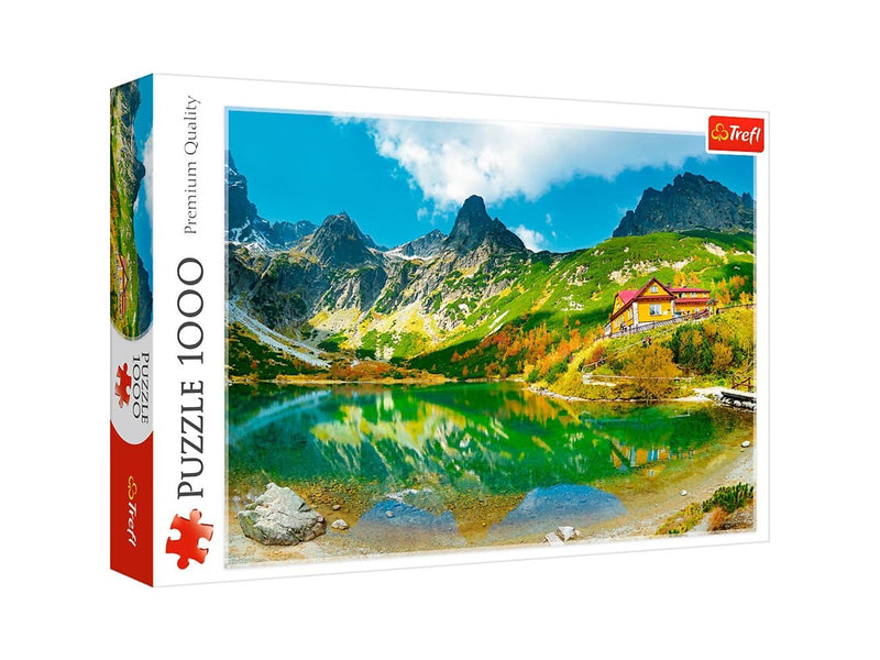 Trefl Puzzle - Shelter over the Green Pond Tatras Slovakia (1000 pieces) Boden