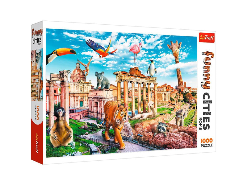 Trefl Puzzle - Funny Cities - Wild Rome (1000 pieces) Boden