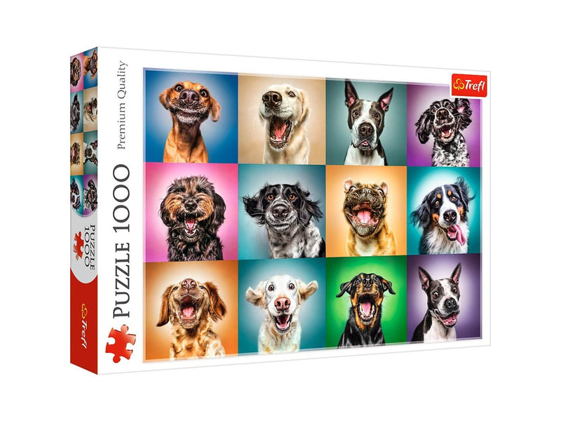 Trefl Puzzle - Funny dog portraits (1000 pieces) Boden