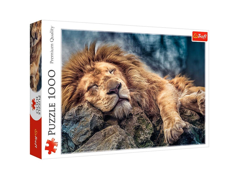 Trefl Puzzle - Sleeping lion (1000 pieces) Boden