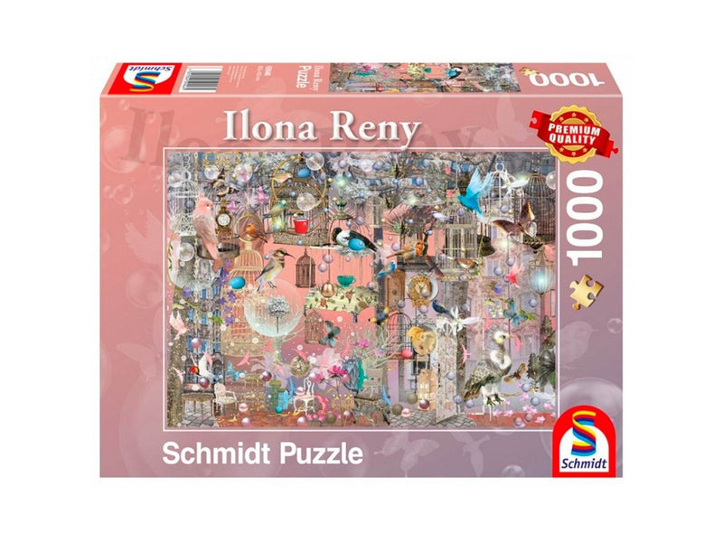 Schmidt Puzzle - Pink beauty (1000 pieces) Boden